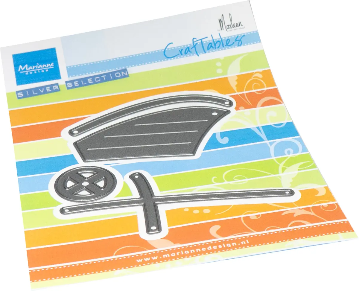 Marianne Design Craftables Die - Wheelbarrow By Marleen 1