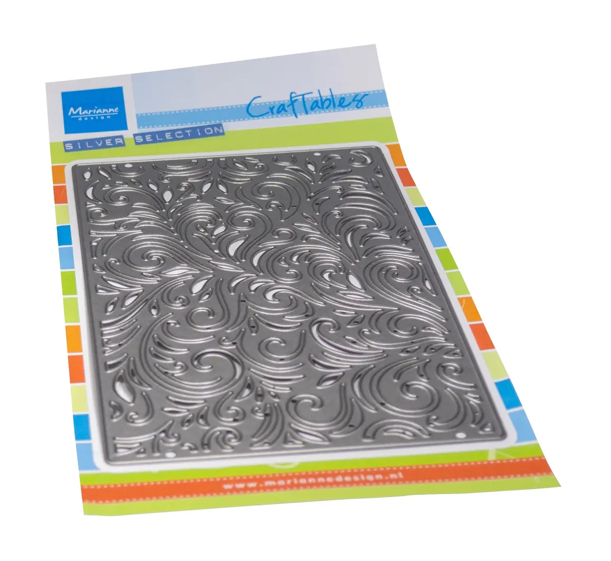 Marianne Design Craftables Die - Background Swirls A6 1