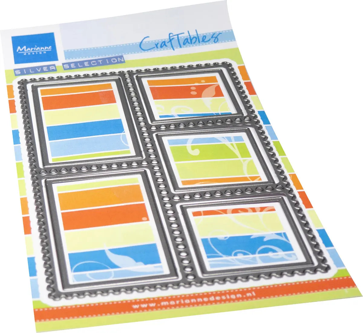 Marianne Design Craftables Die - Layout - A6 Stamps 1