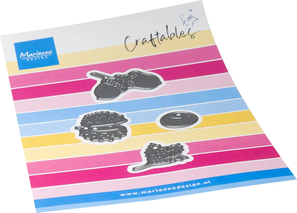 Marianne Design Craftables Die - Tiny's Acorns & Chestnut 1