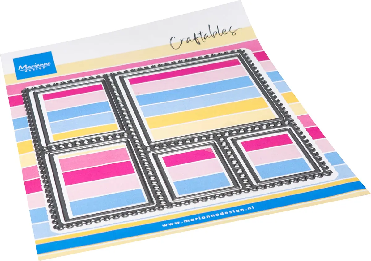 Marianne Design Craftables Die - Layout - Stamp Square 1