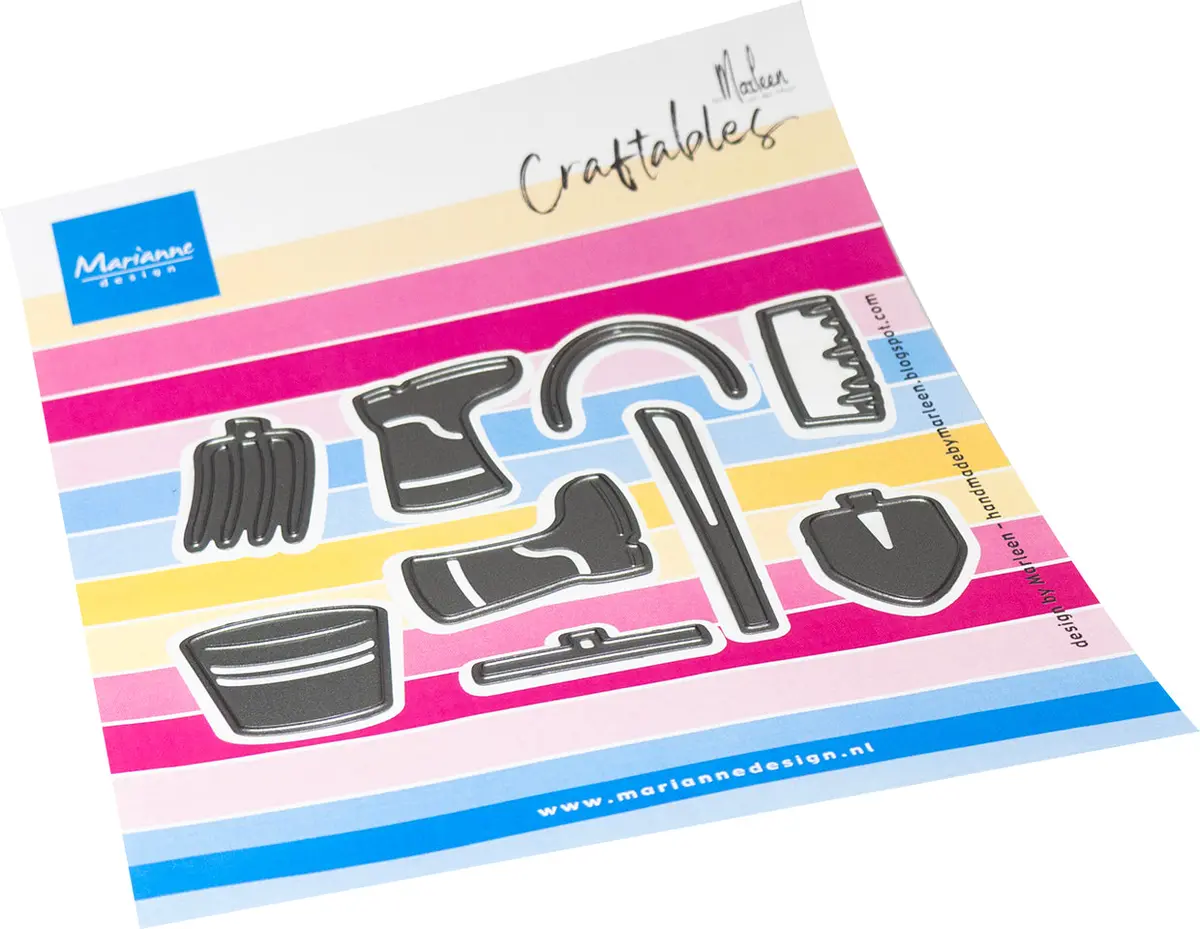 Marianne Design Craftables Die - Farm Tools By Marleen 1