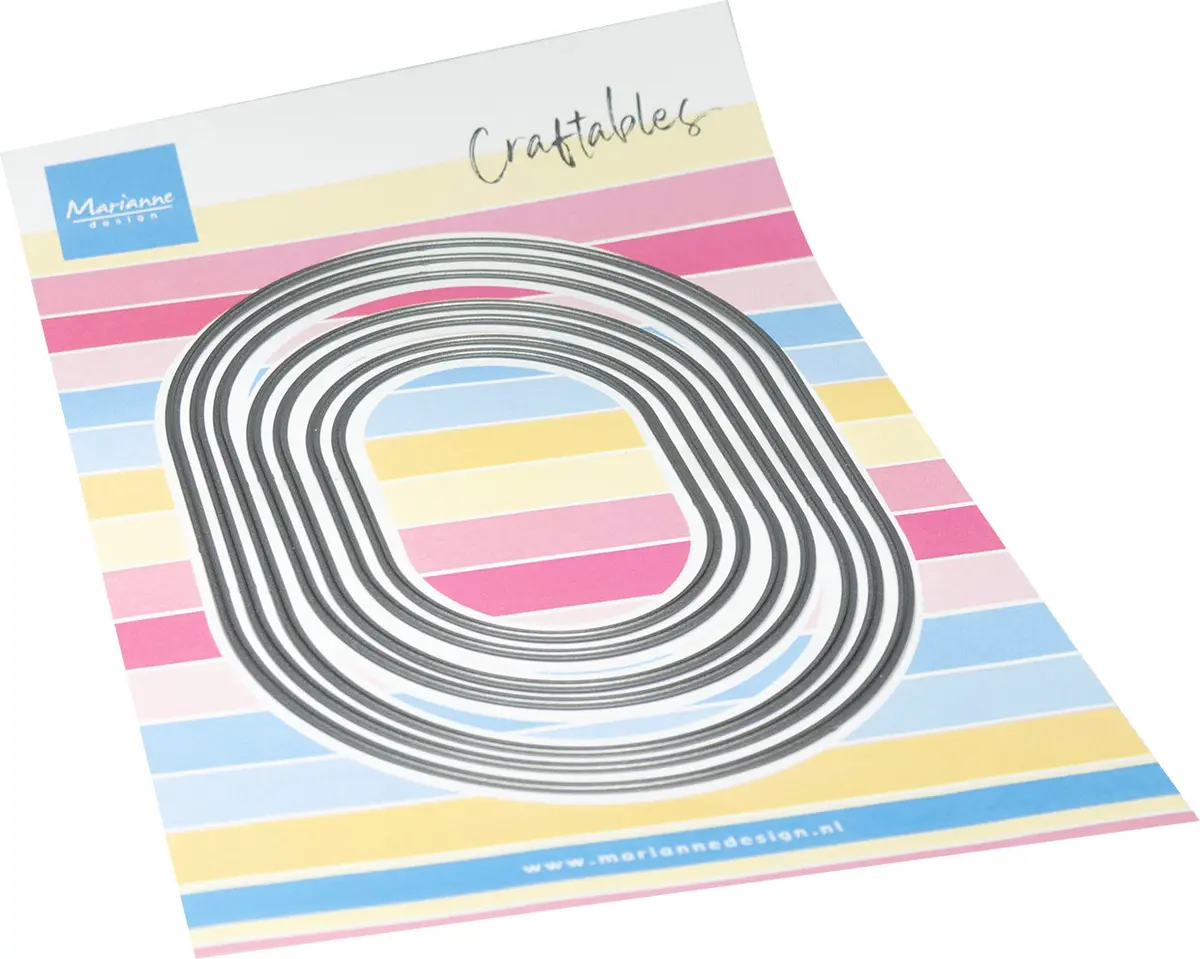 Marianne Design Craftables Die - Basic Dies - Oval Rectangle 1