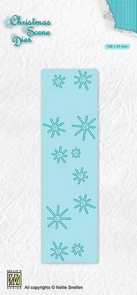 Christmas Scene Dies Stars 1