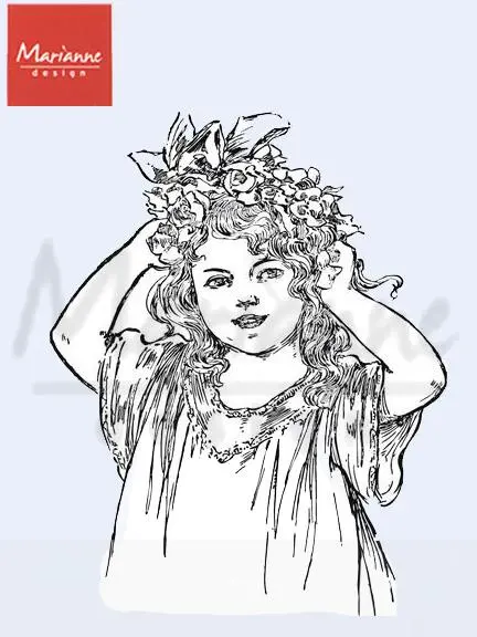 Clear Stamp - Marianne - Vintage - Lady 1