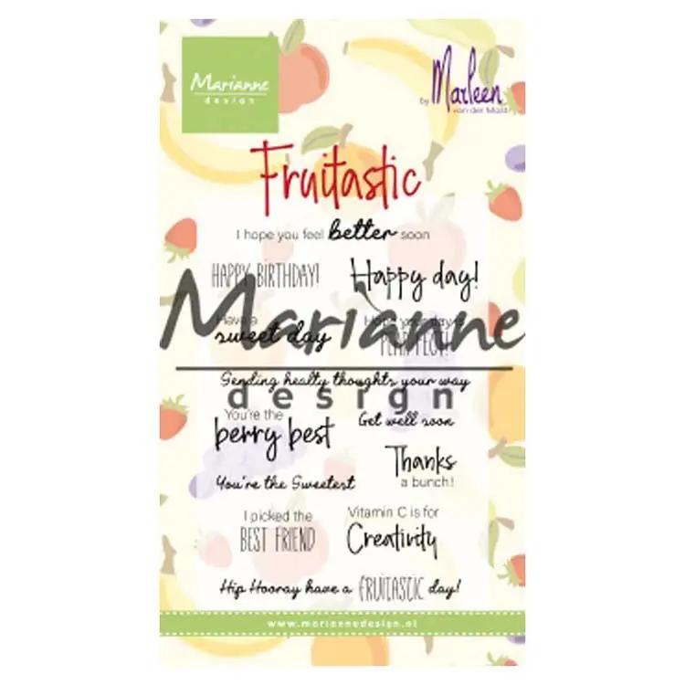 Marianne Design Clear Stamps Marleen's Fruitastic 1