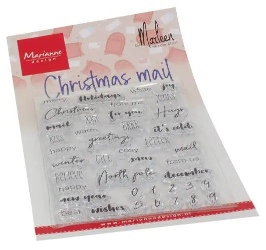 Christmas Mail By Marleen Clear Stamps 1