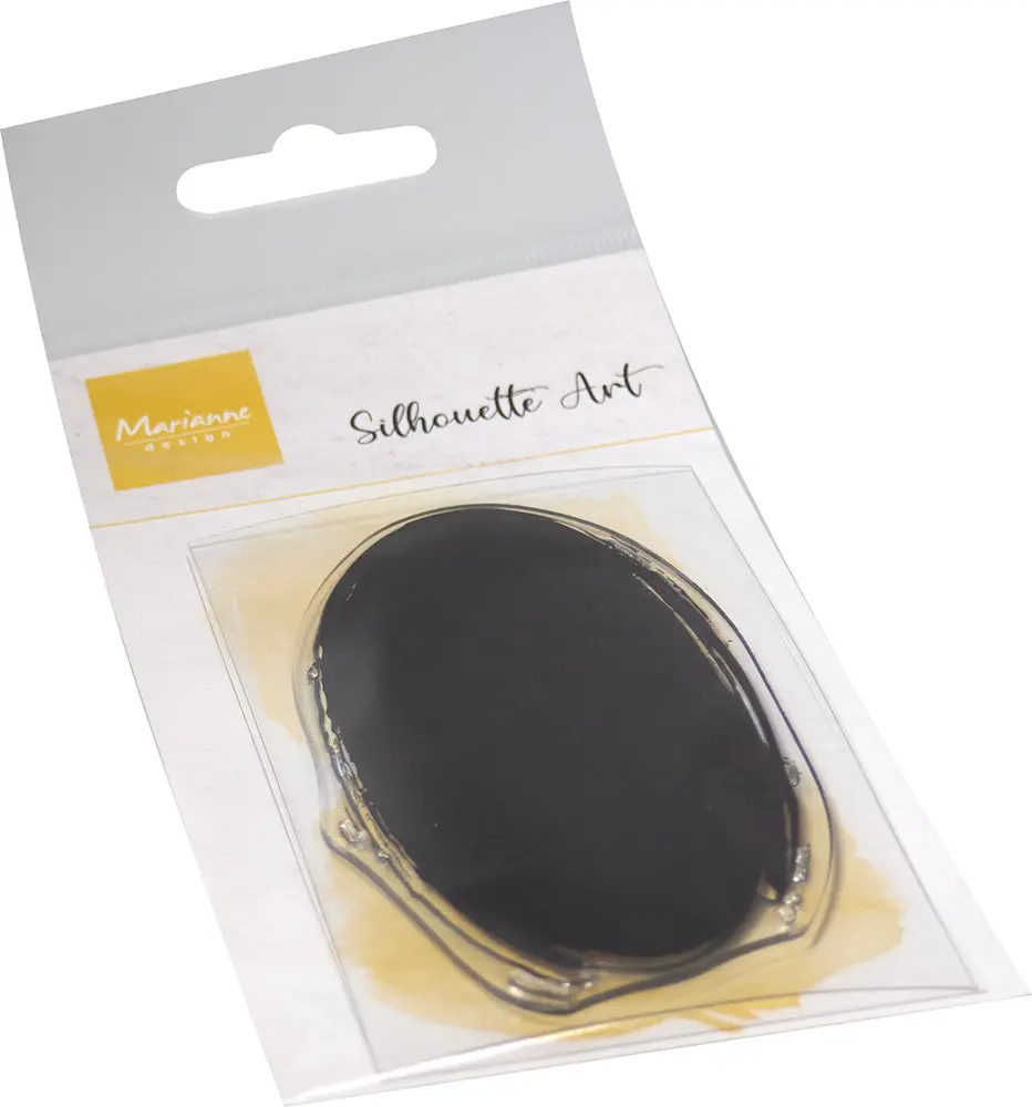Marianne Design Clear Stamp - Silhouette Art Oval 1