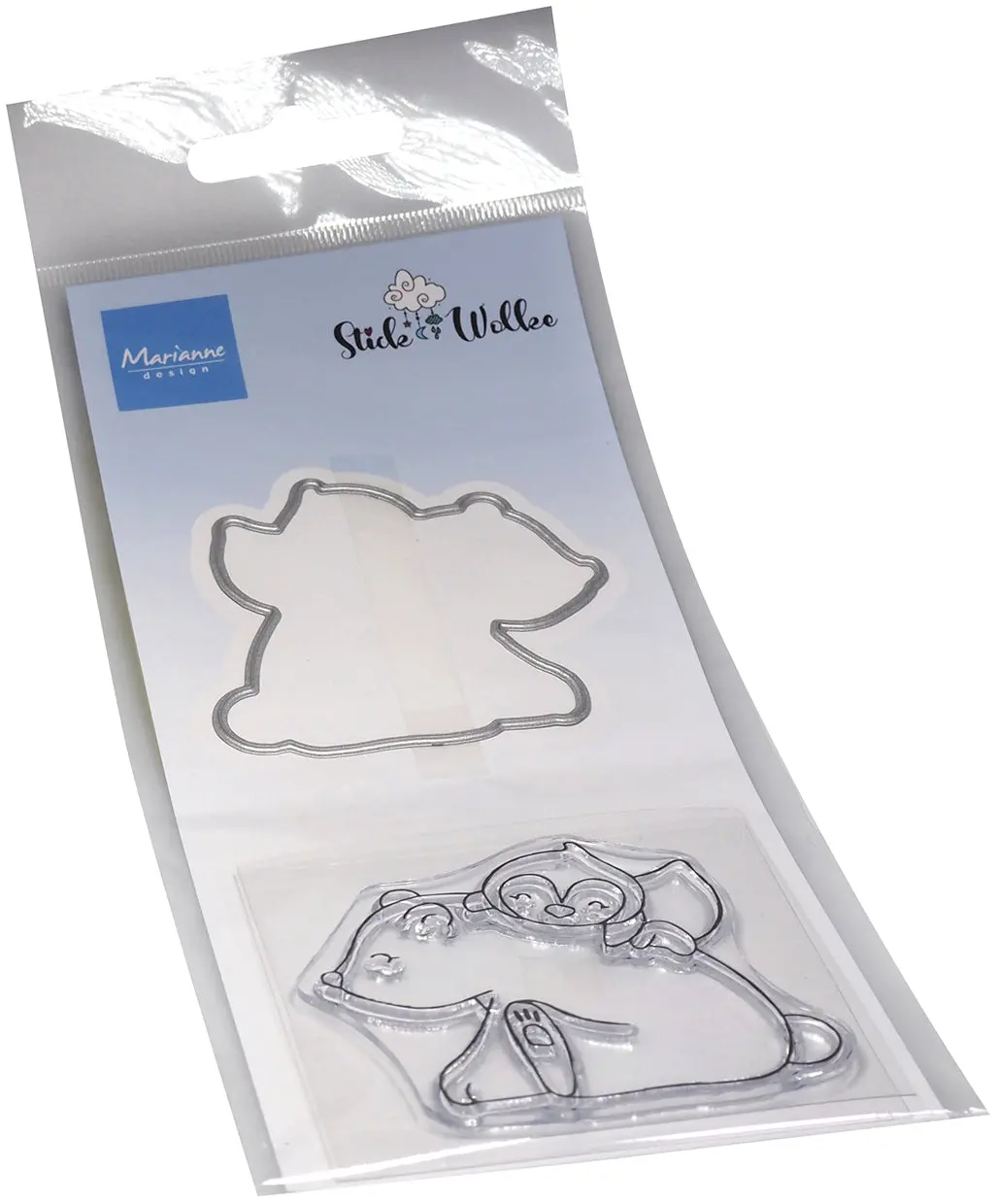 Marianne Design Stamp & Die Set - Bear & Penguin 1