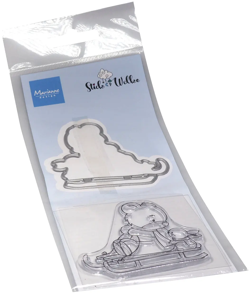 Marianne Design Stamp & Die Set - Bear & Rabbit 1