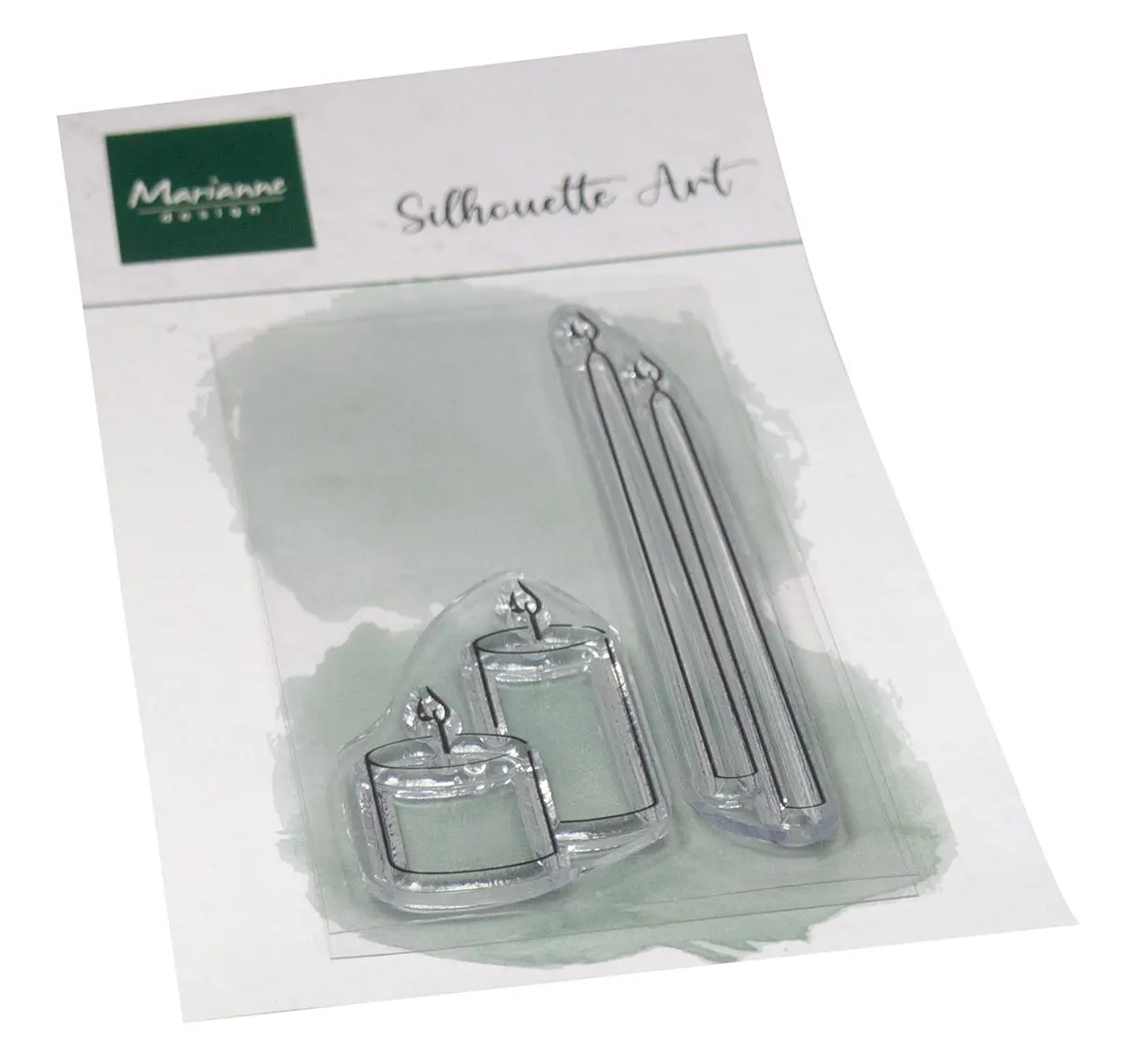 Marianne Design Clear Stamp - Silhouette Art - Candles 1