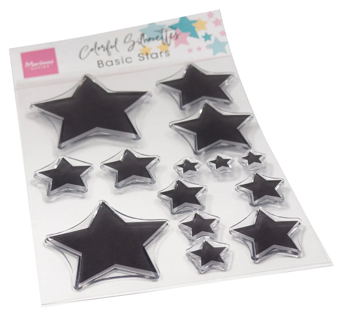 Marianne Design Clear Stamp - Colorful Silhouette - Basic Stars 1