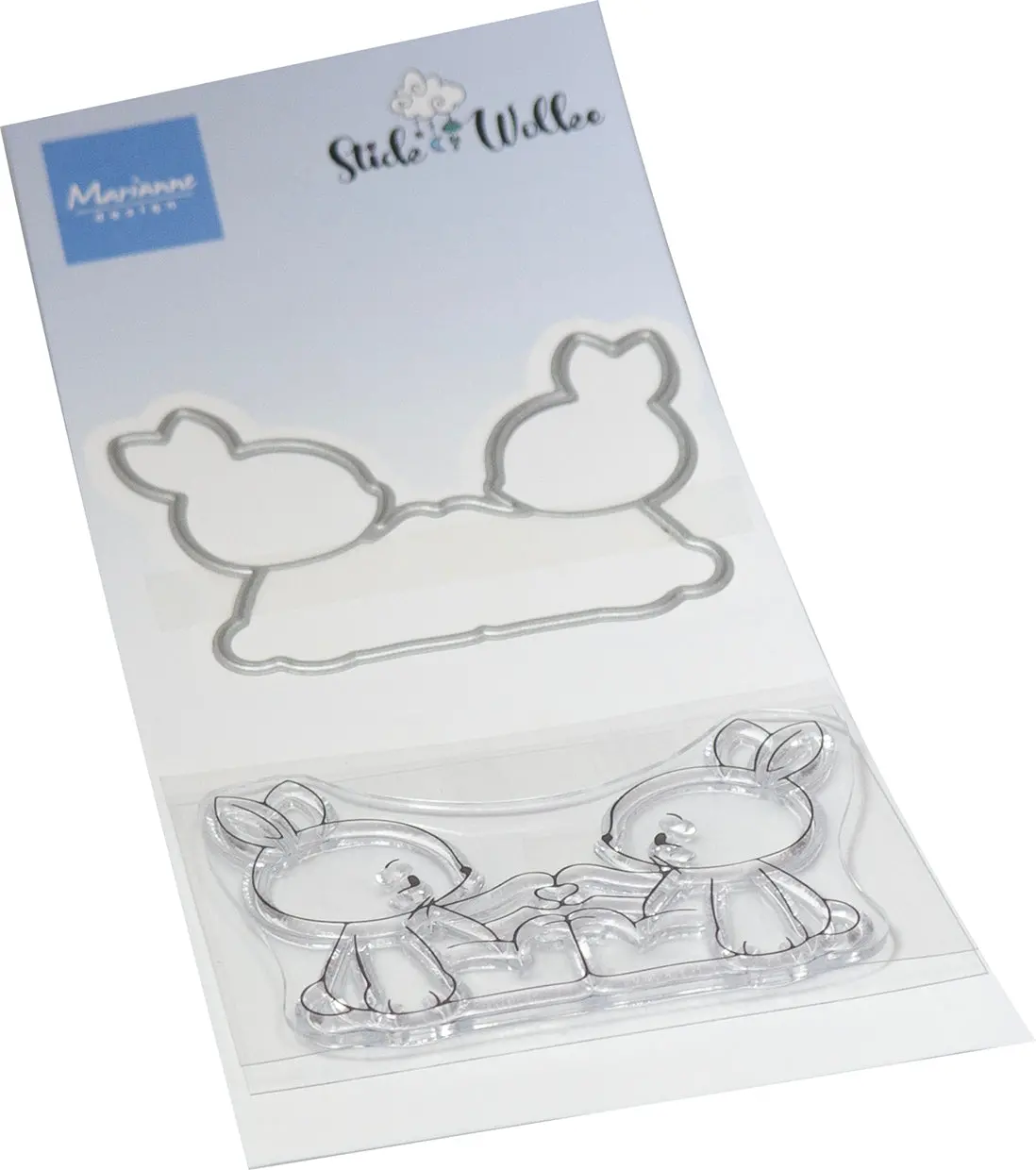 Marianne Design Stamp & Die Set - Rabbit Friends 1
