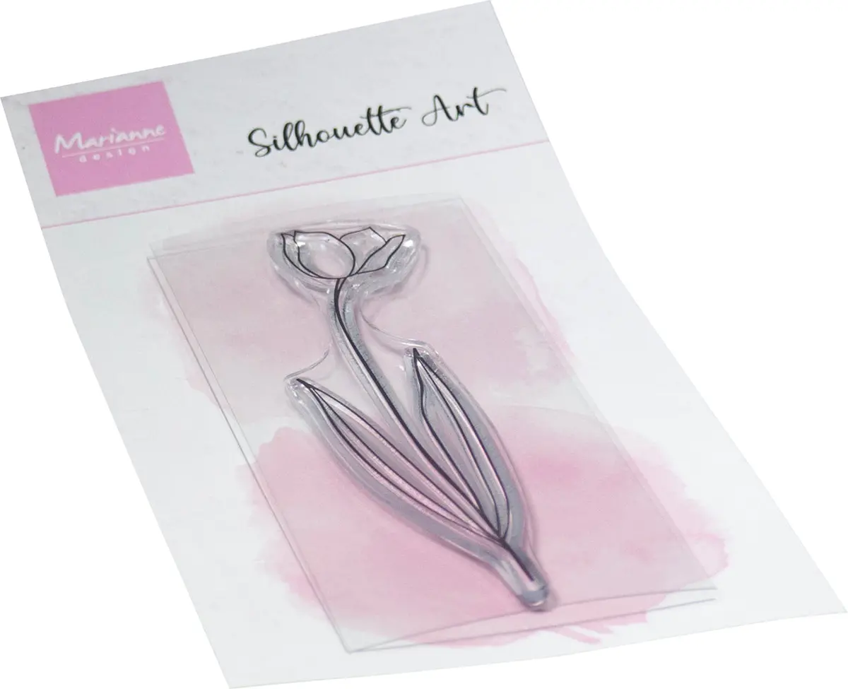 Marianne Design Clear Stamp - Silhouette Art - Tulip 1