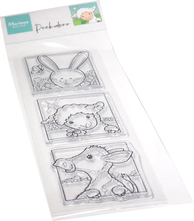 Marianne Design Clear Stamp - Hetty's Peek-A-Boo Spring Animals 1