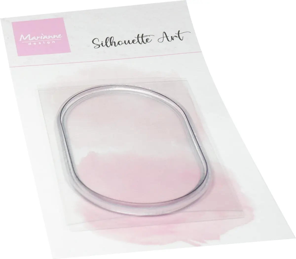 Marianne Design Clear Stamp - Silhouette Art - Oval Frame 1