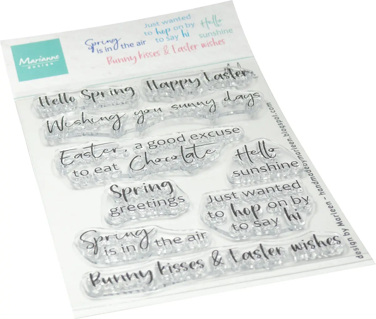 Marianne Design Clear Stamp - Spring Is In The Air By Marleen 1