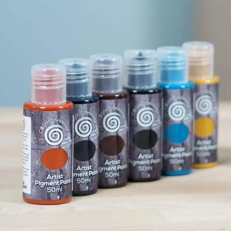 Cosmic Shimmer Artist Pigment Paints By Andy Skinner 1