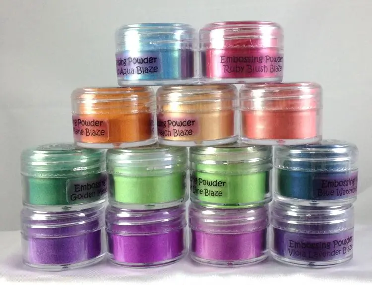 Cosmic Shimmer Blaze Embossing Powder 1