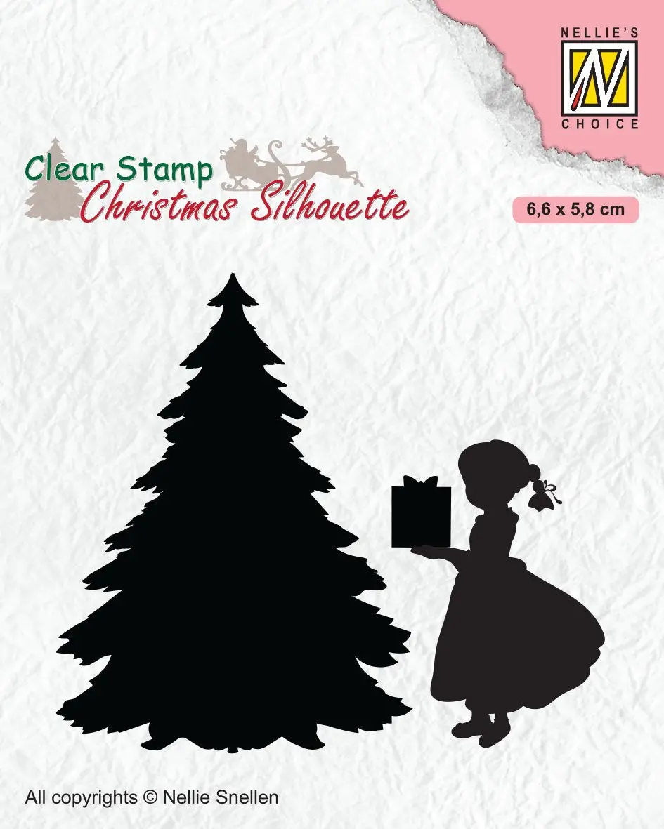 Clear Stamp Silhouette Thank You Santa!! 1
