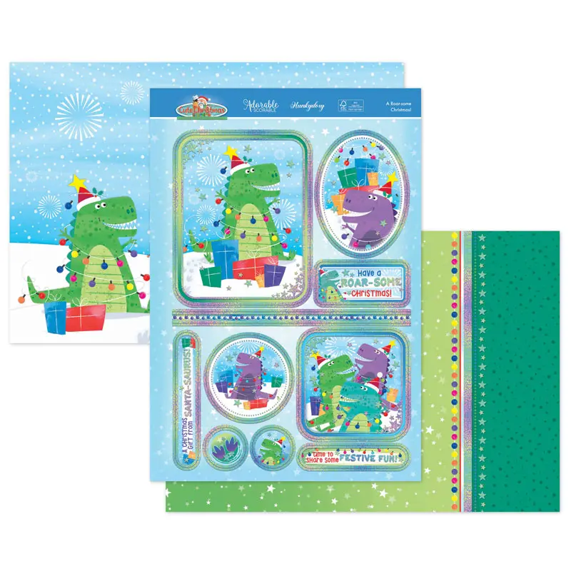 A Roar-Some Christmas! Luxury Topper Set 1