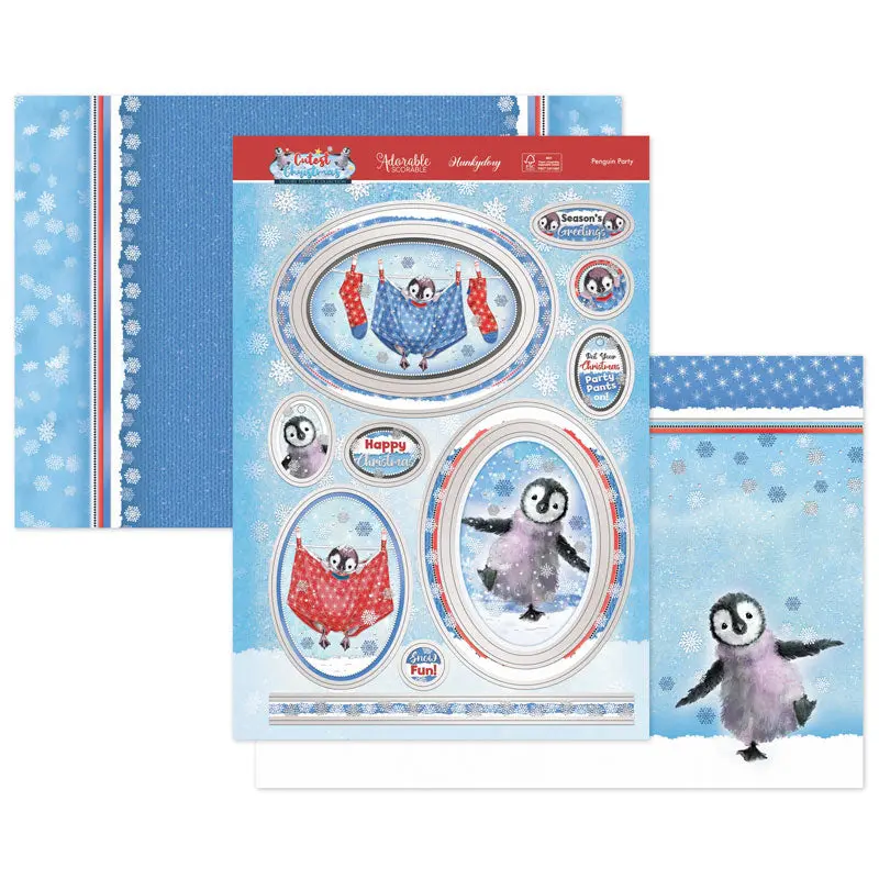 Penguin Party Luxury Topper Set 1