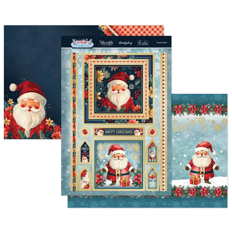 Santa Smiles Luxury Topper Set 1