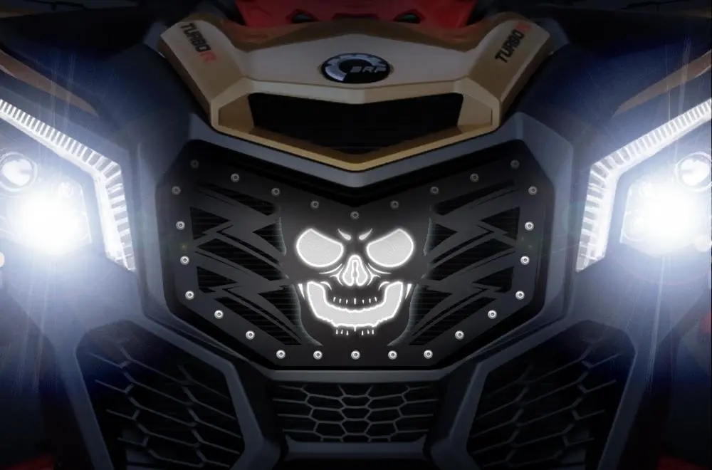 Custom Grille For Canam Maverick X3 With Led X-Lite - Havoc 1