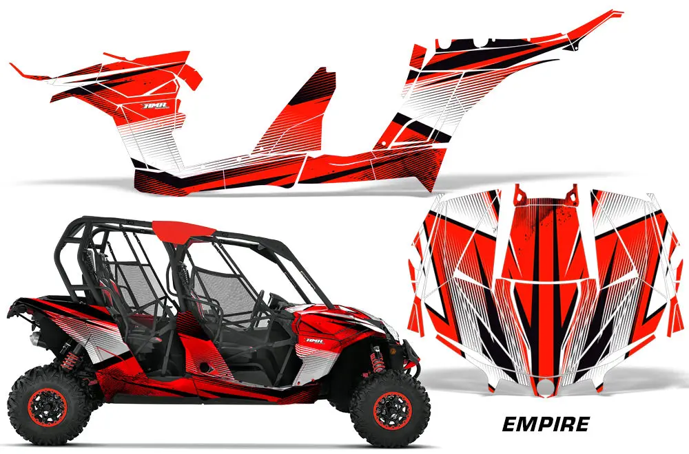 Can Am Maverick Max 4-Door ('17-'18) Complete Graphics Kit 1
