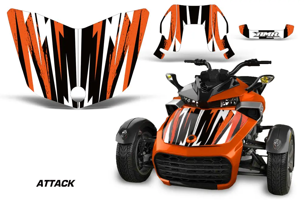 Can Am F3-S Spyder Hood Graphics 1