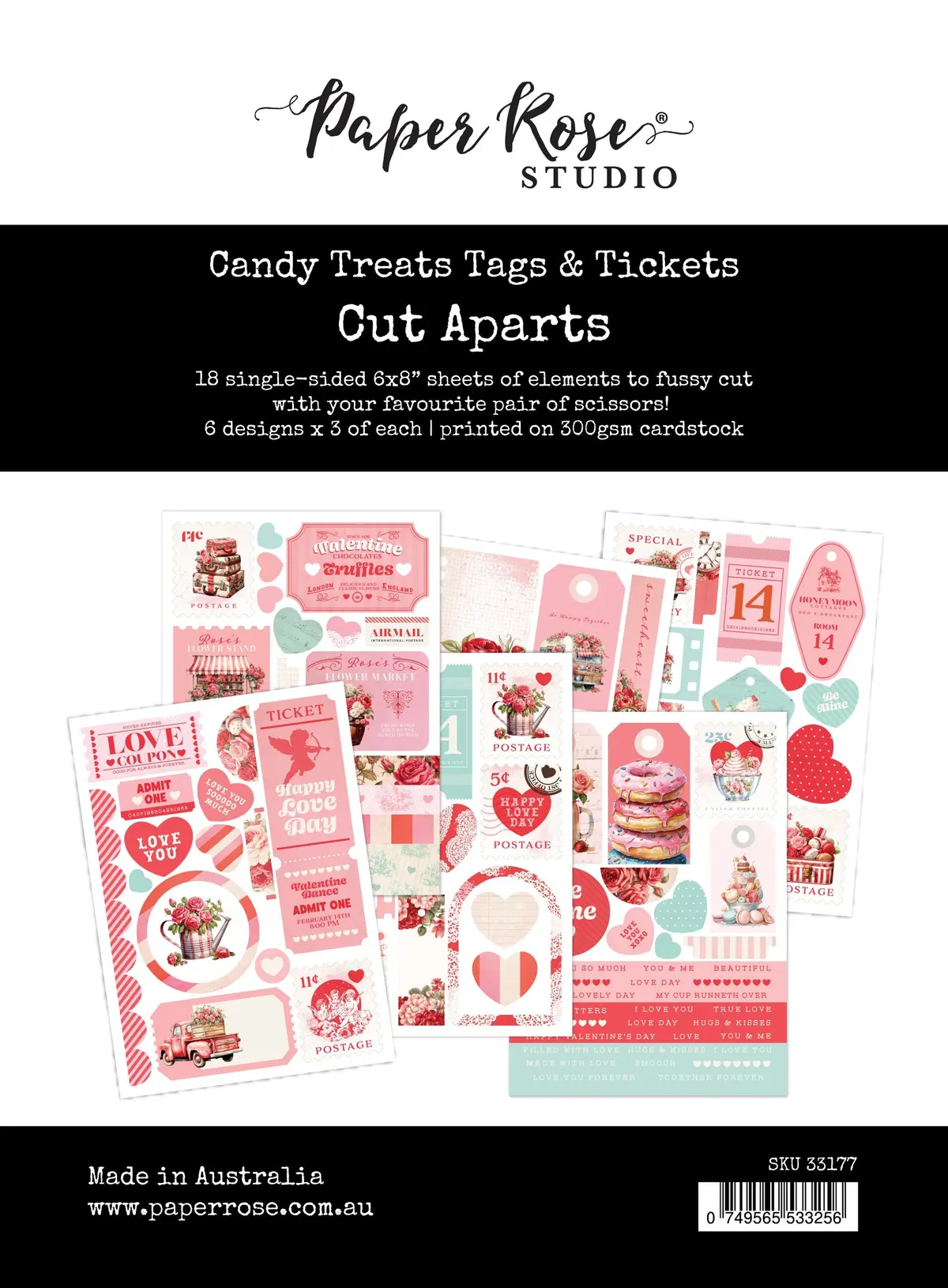 Candy Treats Tags & Tickets Cut Aparts 33177 1