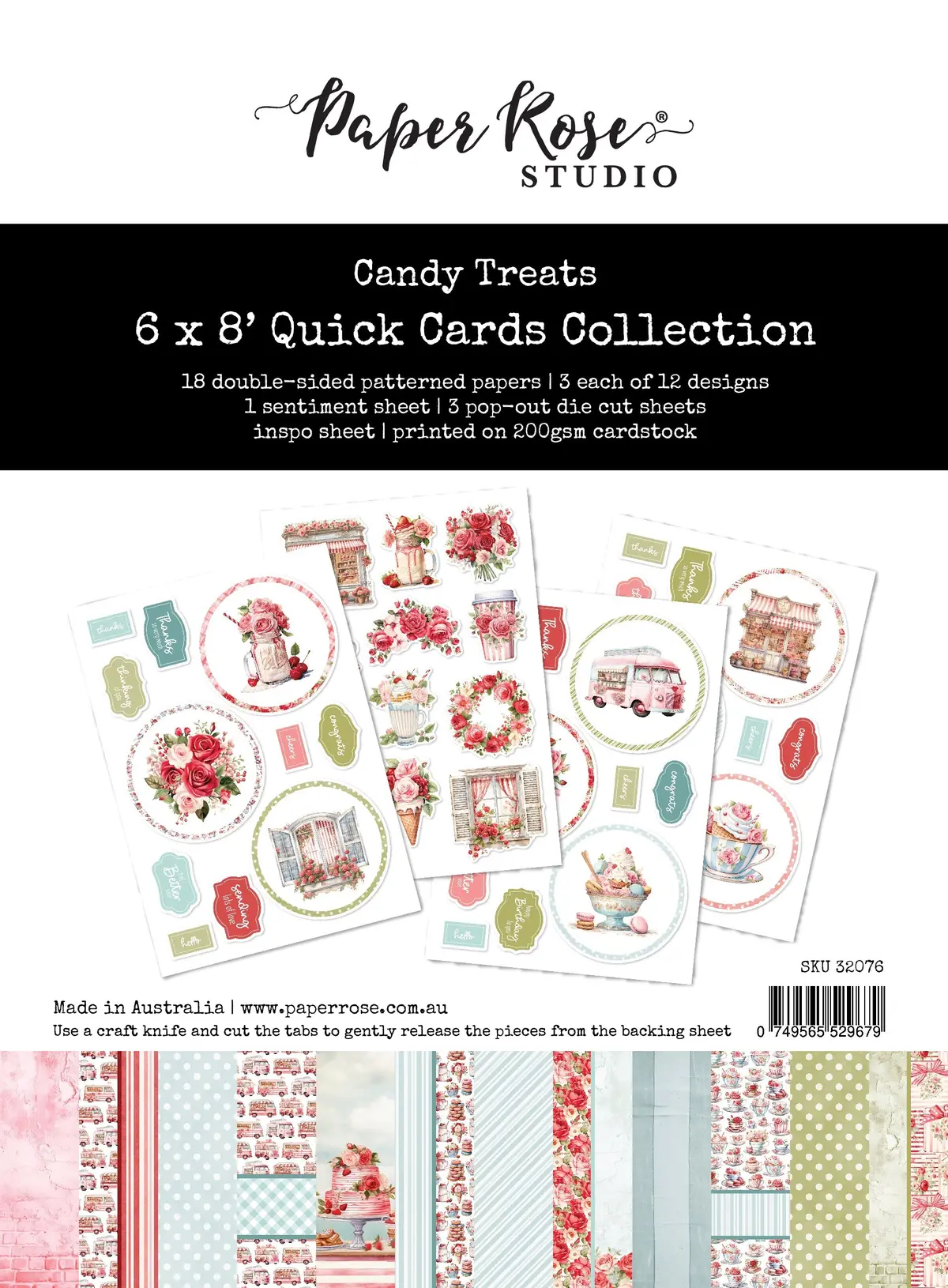 Candy Treats 6X8" Quick Cards Collection 32076 1