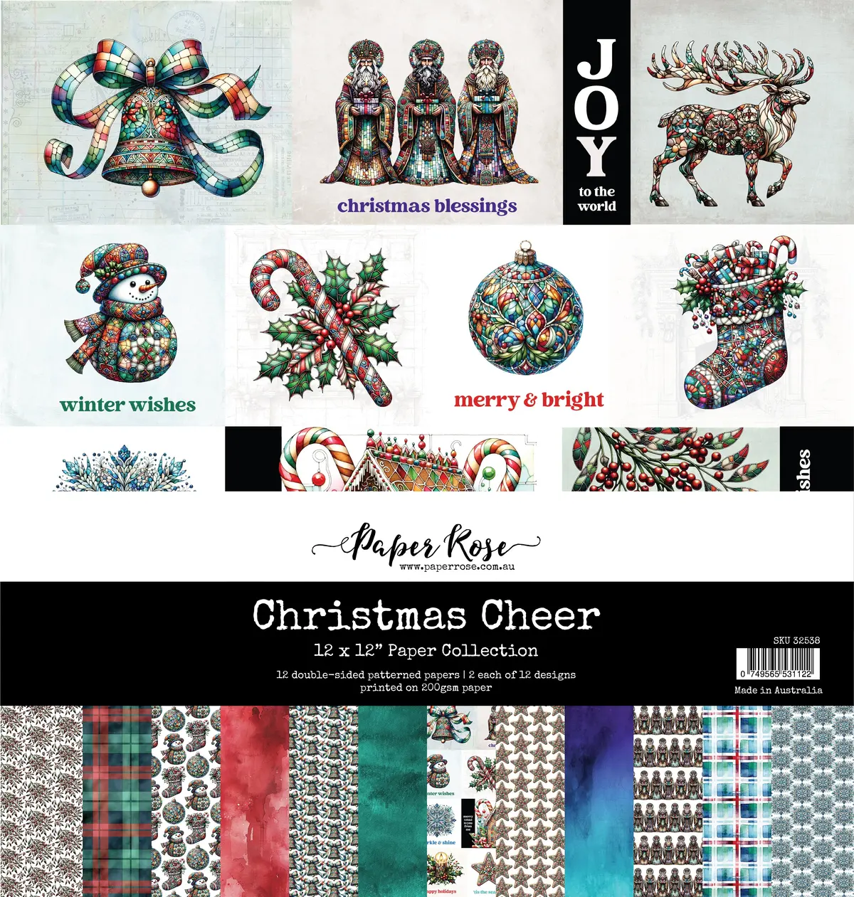 Christmas Cheer 12X12 Paper Collection 32538 1