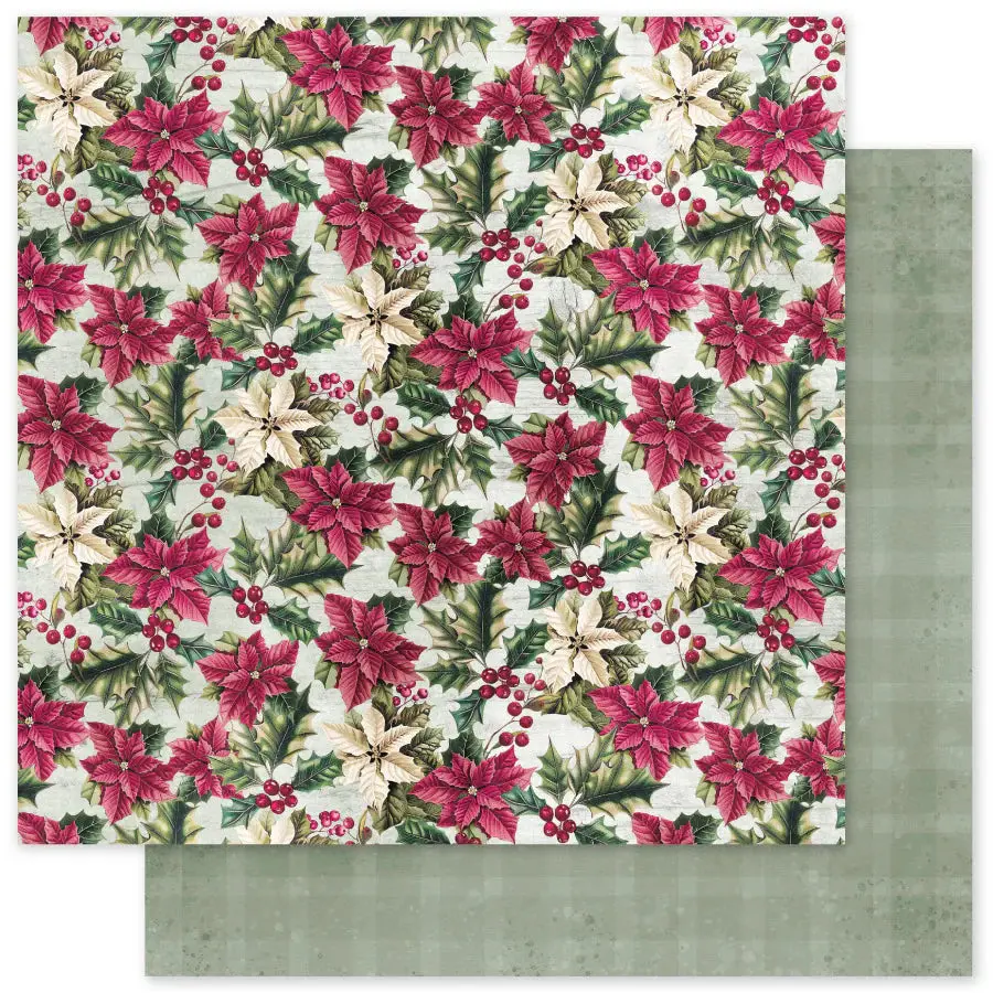 Christmas Holly F 12X12 Paper (12Pc Bulk Pack) 35136 1