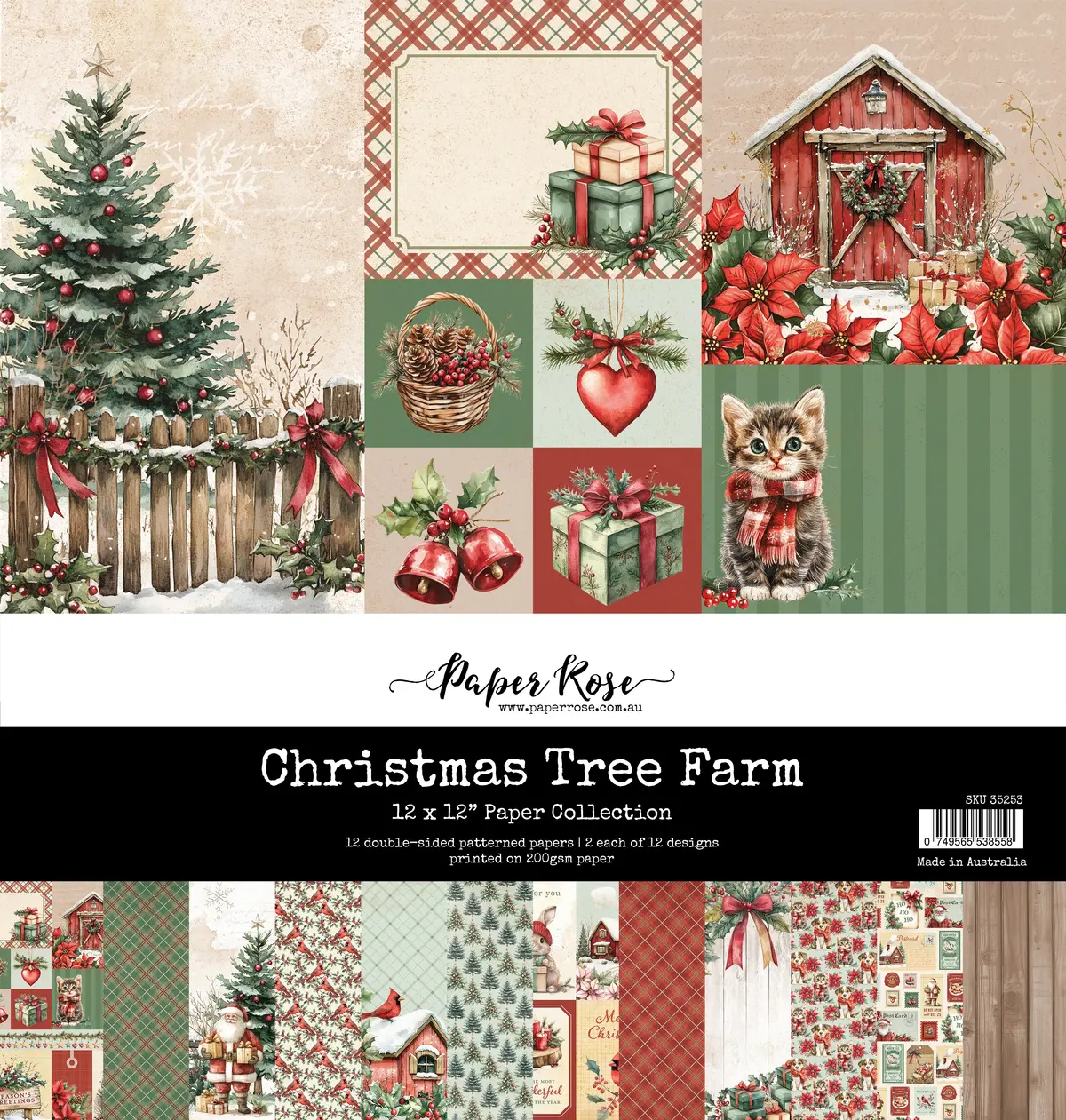 Christmas Tree Farm 12X 12 Paper Collection 35253 1