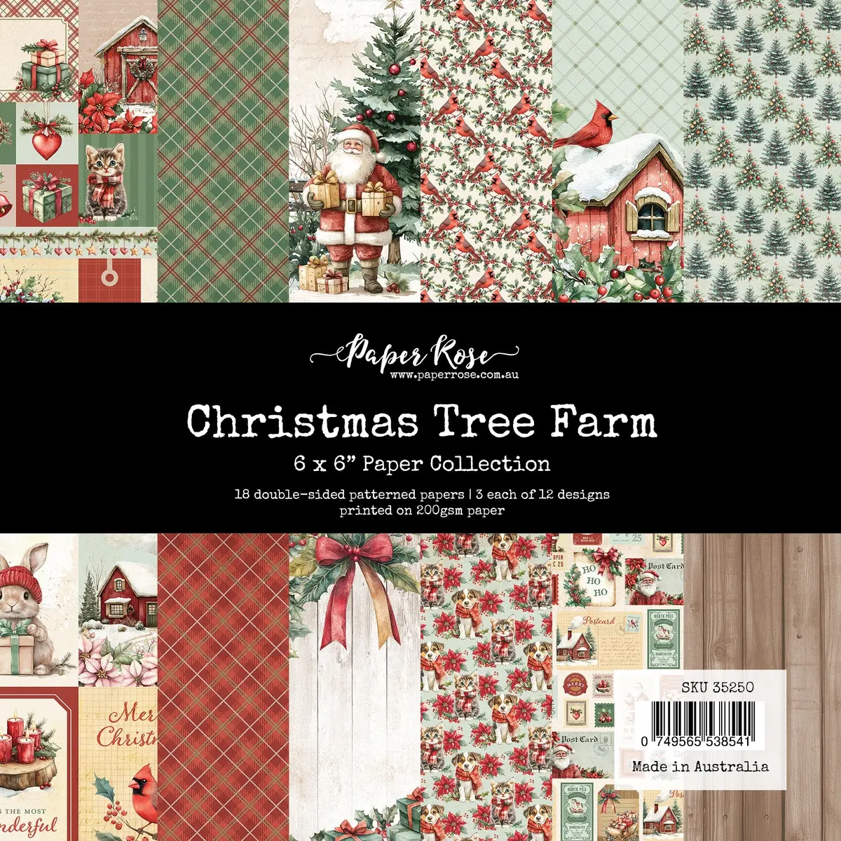 Christmas Tree Farm 6X6 Paper Collection 35250 1
