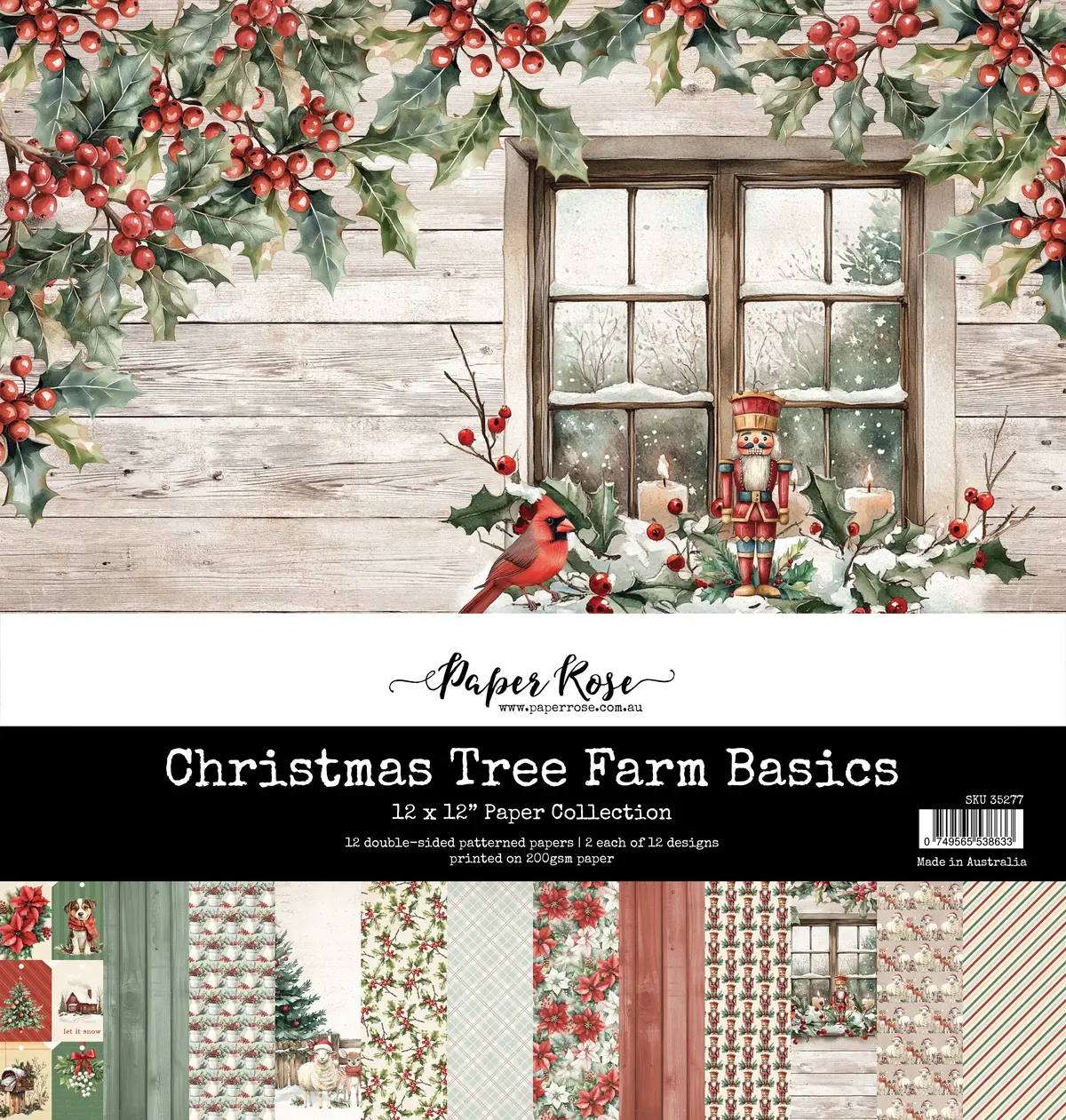 Christmas Tree Farm Basics 12X12 Paper Collection 35277 1