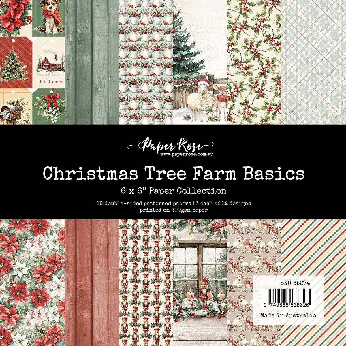 Christmas Tree Farm Basics 6X6 Paper Collection 35274 1