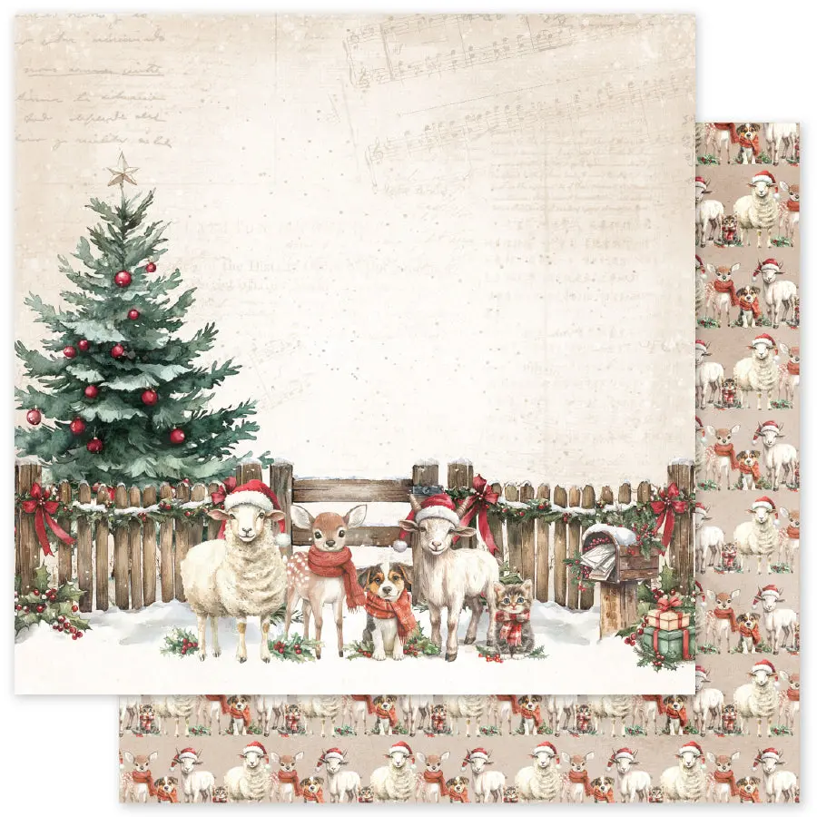 Christmas Tree Farm Basics C 12X12 Paper (12Pc Bulk Pack) 35286 1