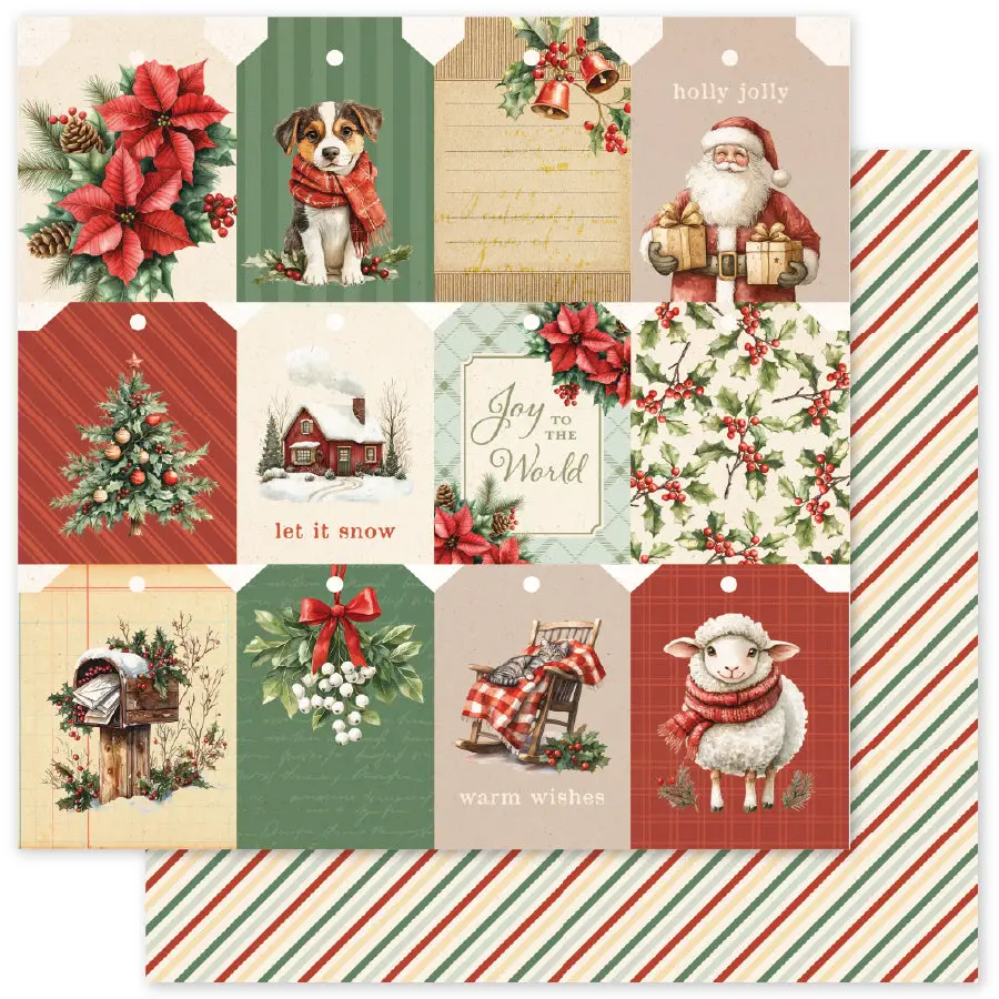 Christmas Tree Farm Basics D 12X12 Paper (12Pc Bulk Pack) 35289 1