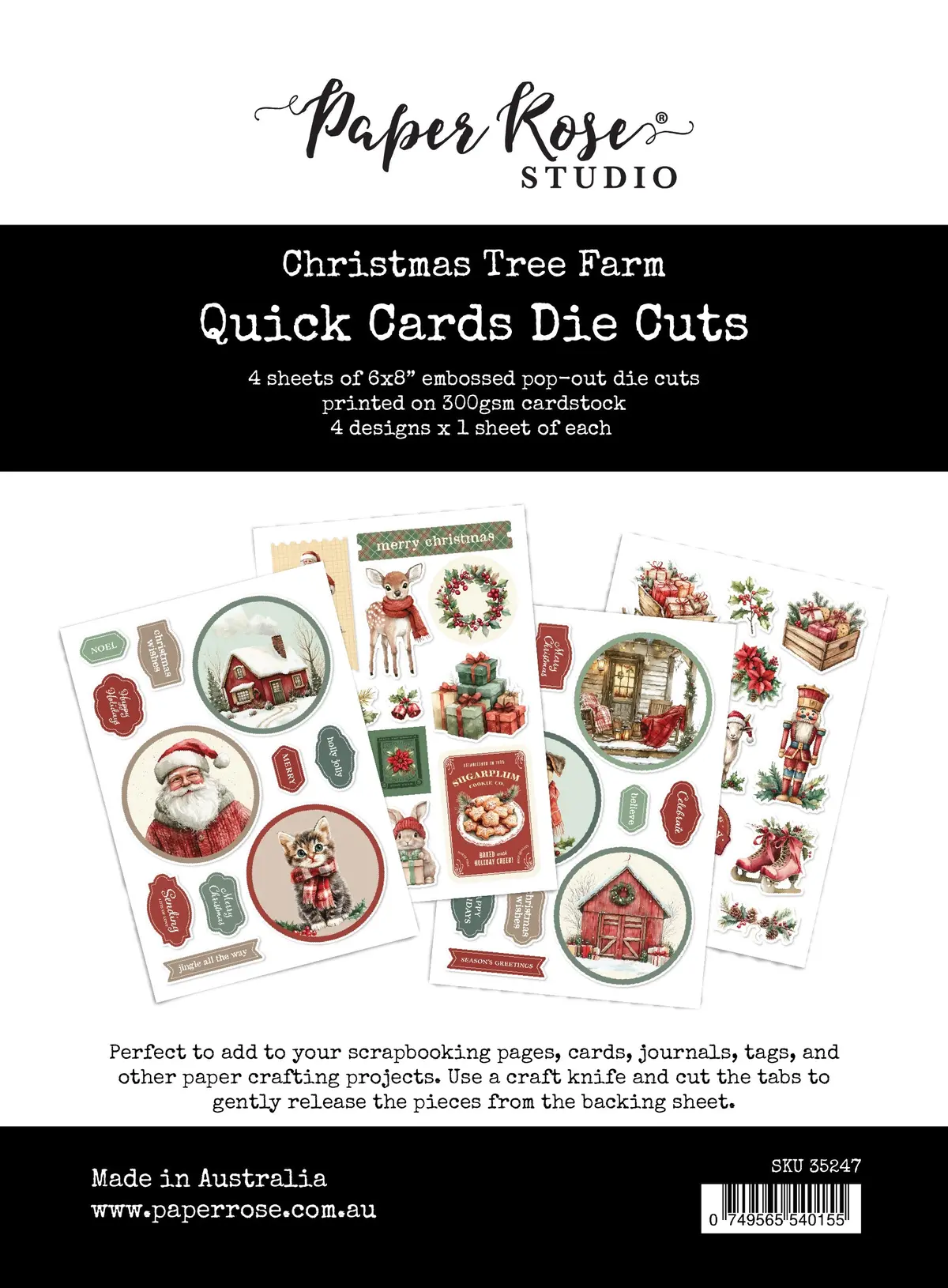 Christmas Tree Farm Quick Card Die Cuts 35247 1