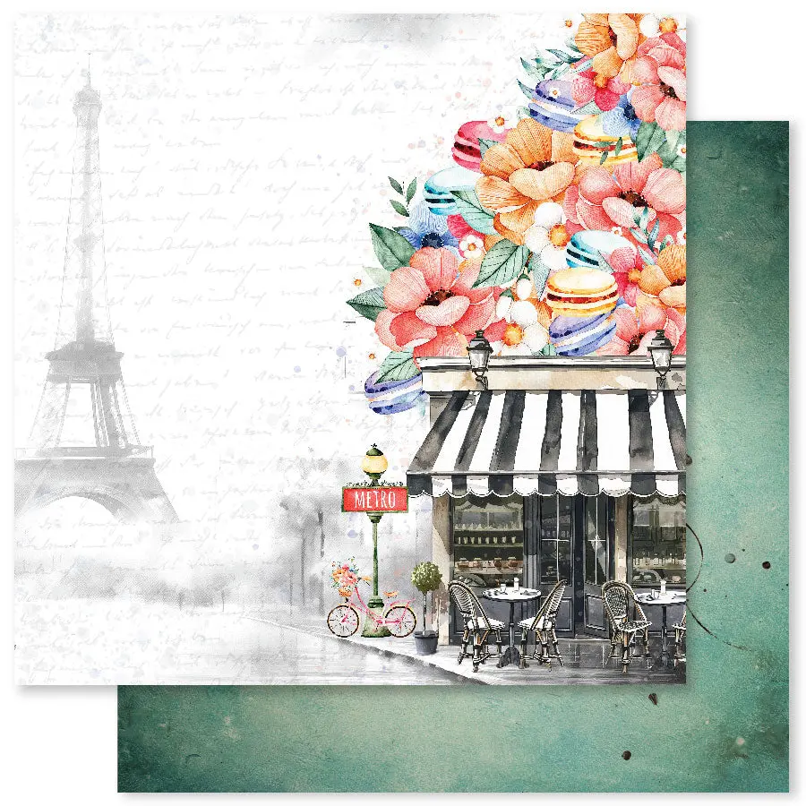 Coffee In Paris E 12X12 Paper (12Pc Bulk Pack) 32319 1