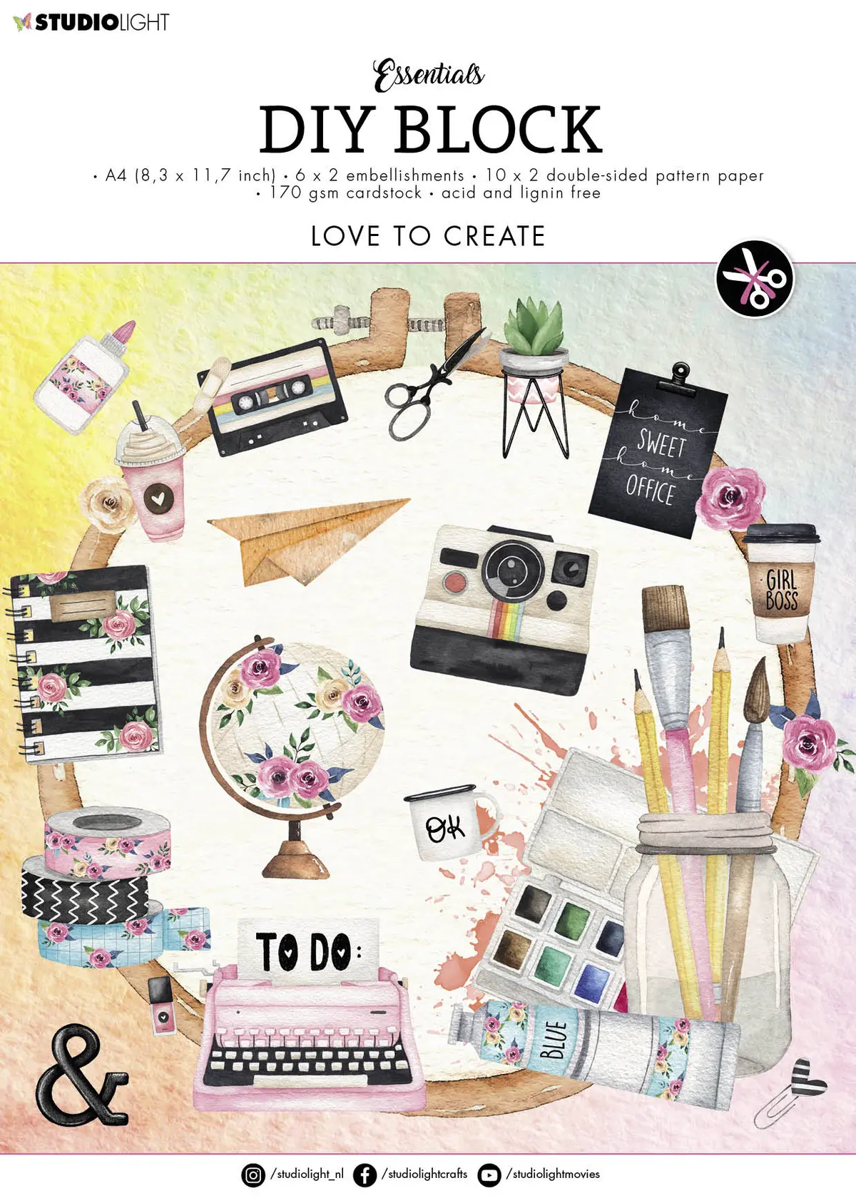 Sl Diy Block Love To Create Essentials 294X210xmm 1 Pc Nr.16 1