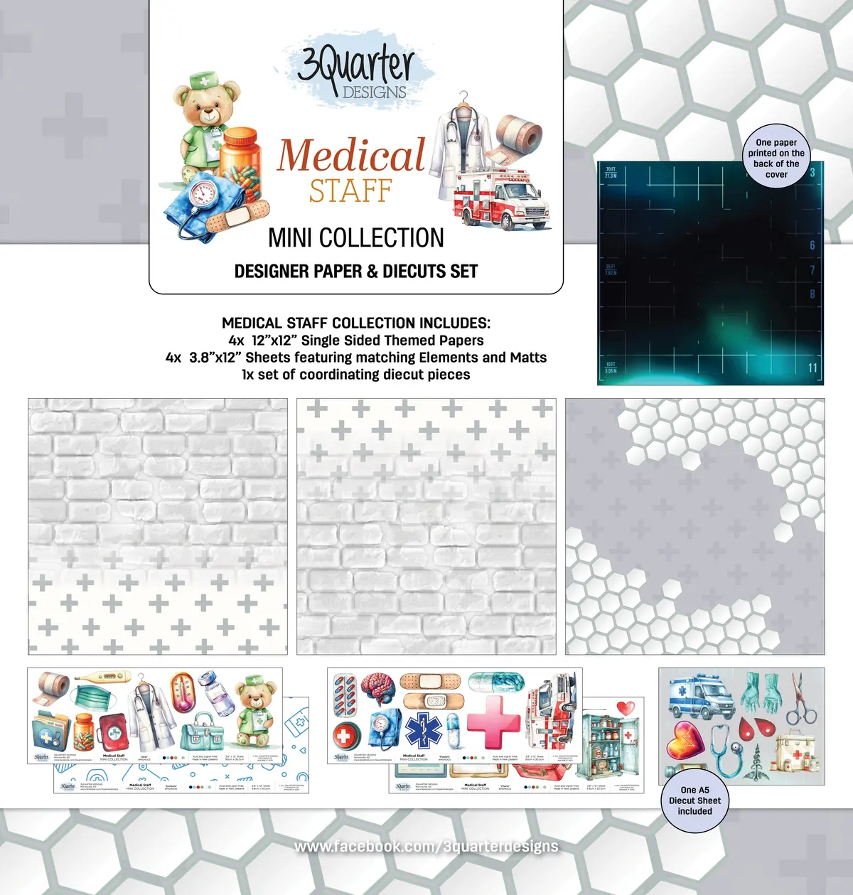 3 Quarter Designs Medical Staff Mini 12X12 Collection 1