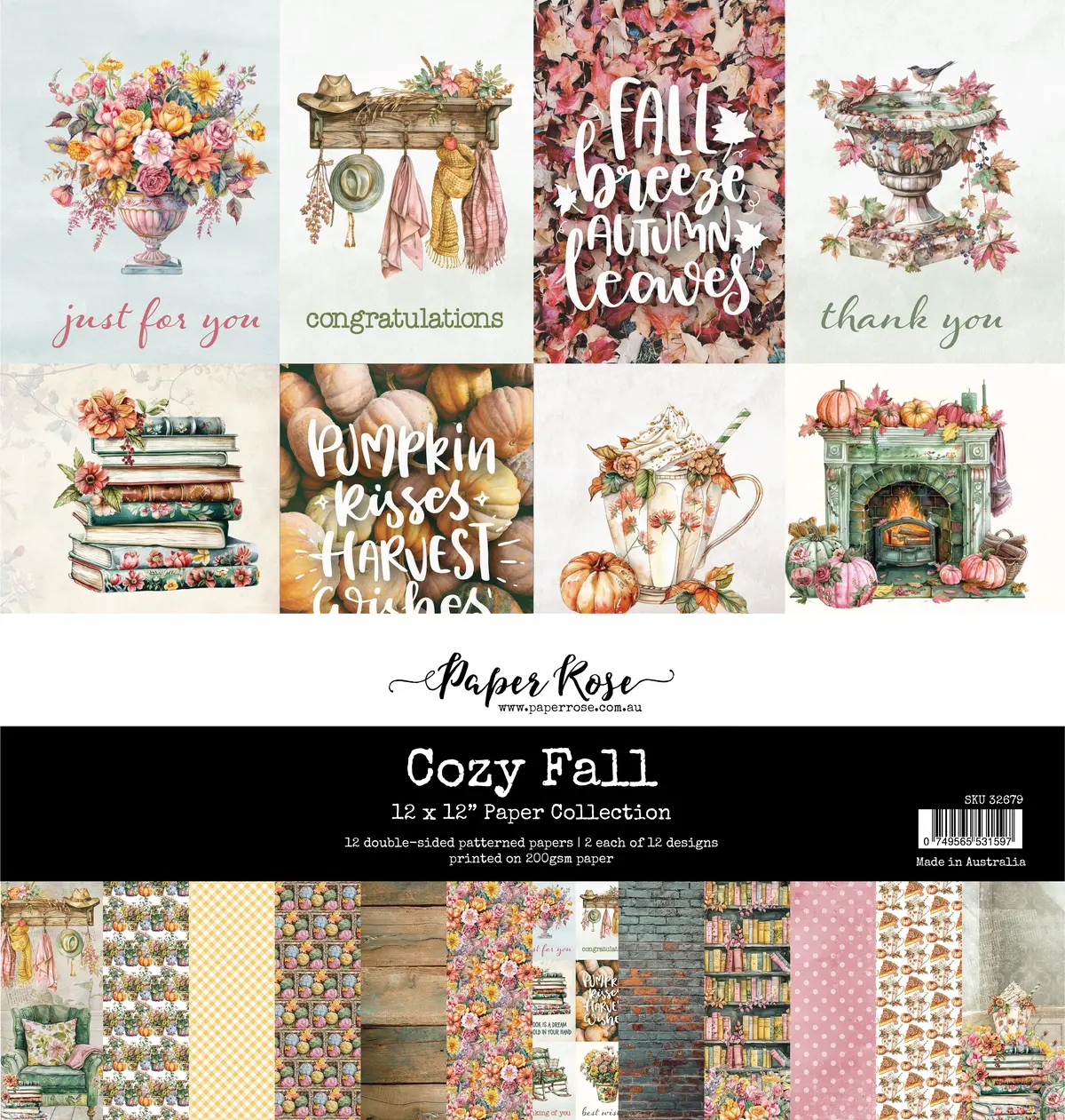 Cozy Fall 12X12 Paper Collection 32679 1