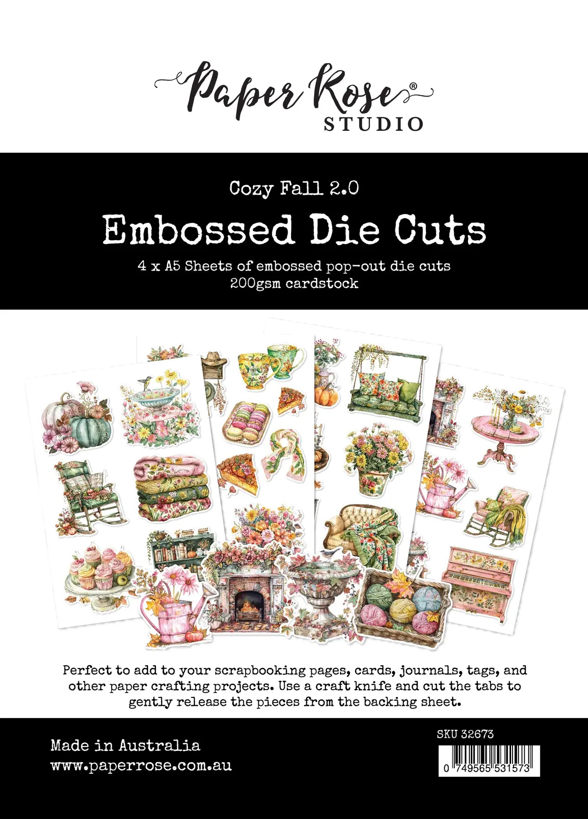 Cozy Fall 2.0  Embossed Die Cuts 32673 1
