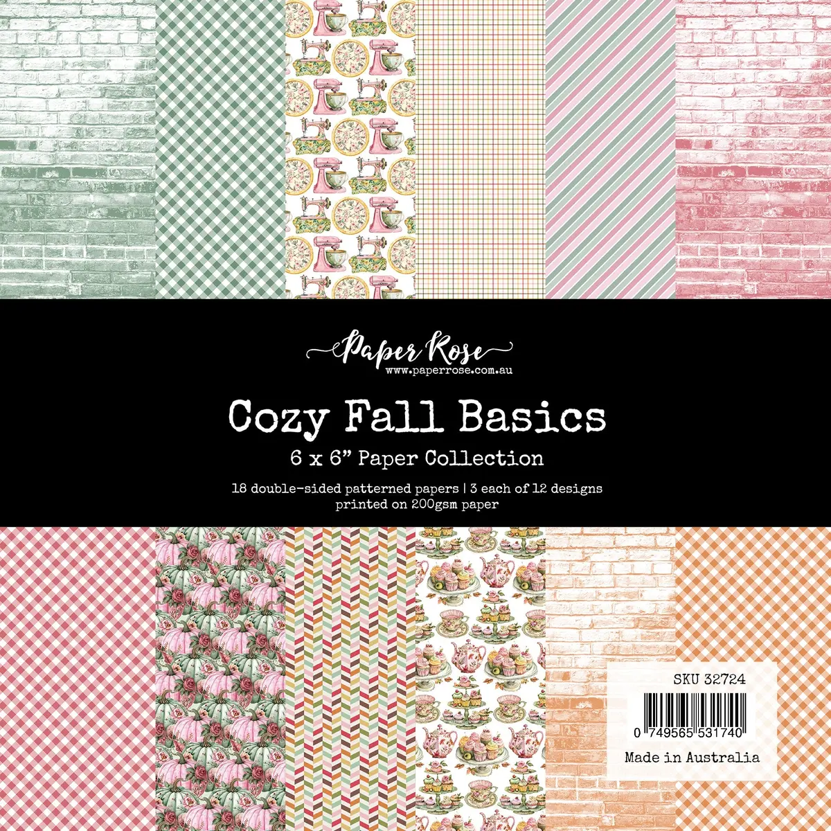 Cozy Fall Basics 6X6 Paper Collection 32724 1
