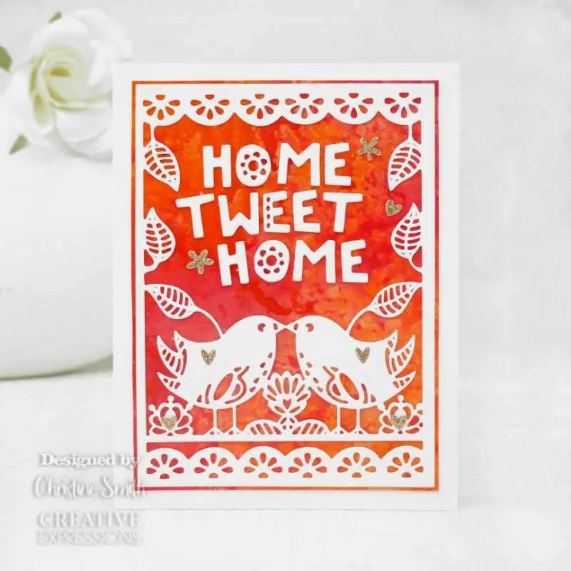 Creative Expressions Paper Panda Home Tweet Home Craft Die 2