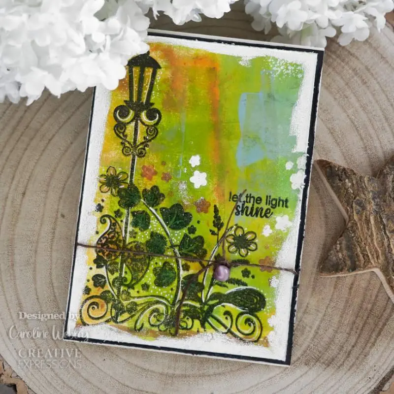 Creative Expressions Designer Boutique Go With The Glow 6 In X 4 In Clear Stamp Set 2