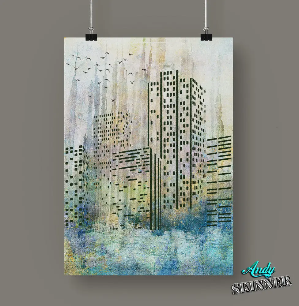 Creative Expressions Andy Skinner City Of Dreams 7 In X 7 In Stencil 2